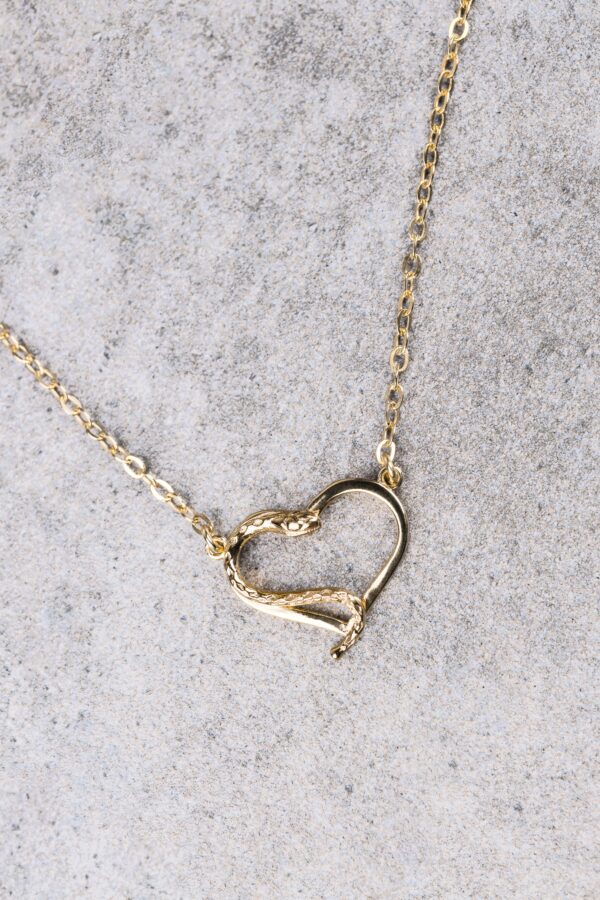 Silver heart belly chain - Image 3