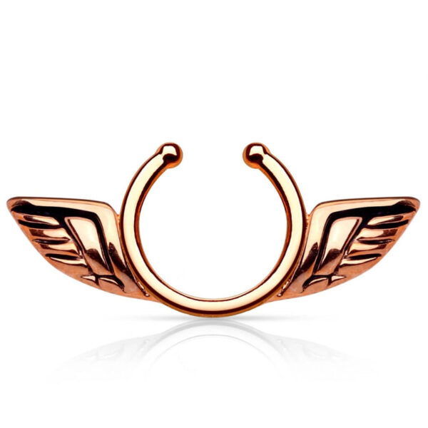 Fake Nipple Piercing Angel Wings Bendable Gift For her - Image 2