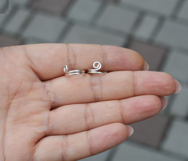 Sexy Circle nipple rings non piercing sterling silver - Image 5
