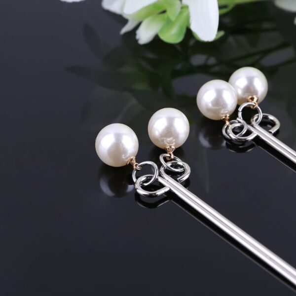 Kinky Pearls Labia Clip Pussy Non Piercing Clip Sterling Silver - Image 3