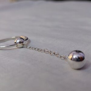 Dangal Ball Penis Ring: Sterling Silver Cock Glans Ring – A Perfect Blend of Elegance and Sensuality