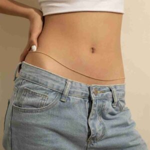Waist Chains for Women Layered Belly Body Chain Adjustable Sexy Bikini CZ Pearl Waist Chain Beach Beads Satellite Belly Chain Jewelry Accessories