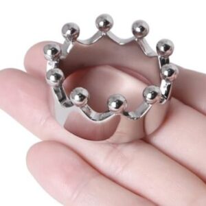 Crown Sterling Silver Penis Ring – Boost Your Intimacy with Style and Comfort