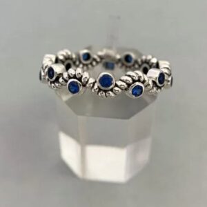 Blue Sapphire Cock Ring – A Fusion of Elegance and Intimacy