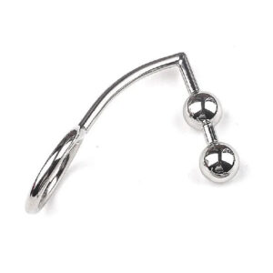 Two Ball Sexual Suspension Anal Hook (Sterling Silver)