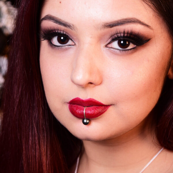 Sterling Silver Fake Lip Ring with Pearl – Non-Piercing, Elegant, and Comfortable Accessory - Image 2